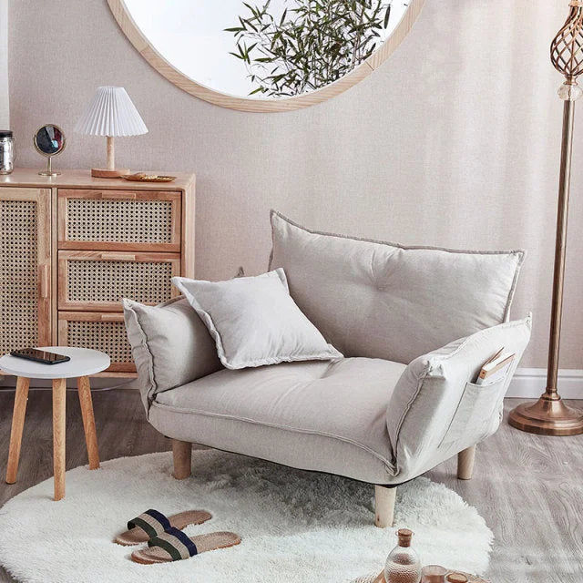 Convertible Sofa Couch with Adjustable Backrest & Armrests