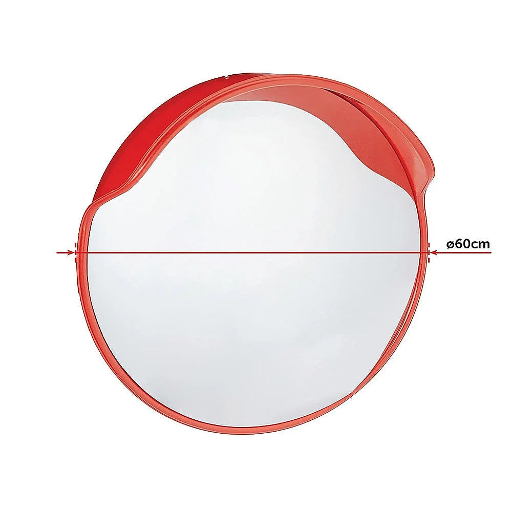 Convex Mirror 60cm Round Blind Spot Safety Traffic Driveway