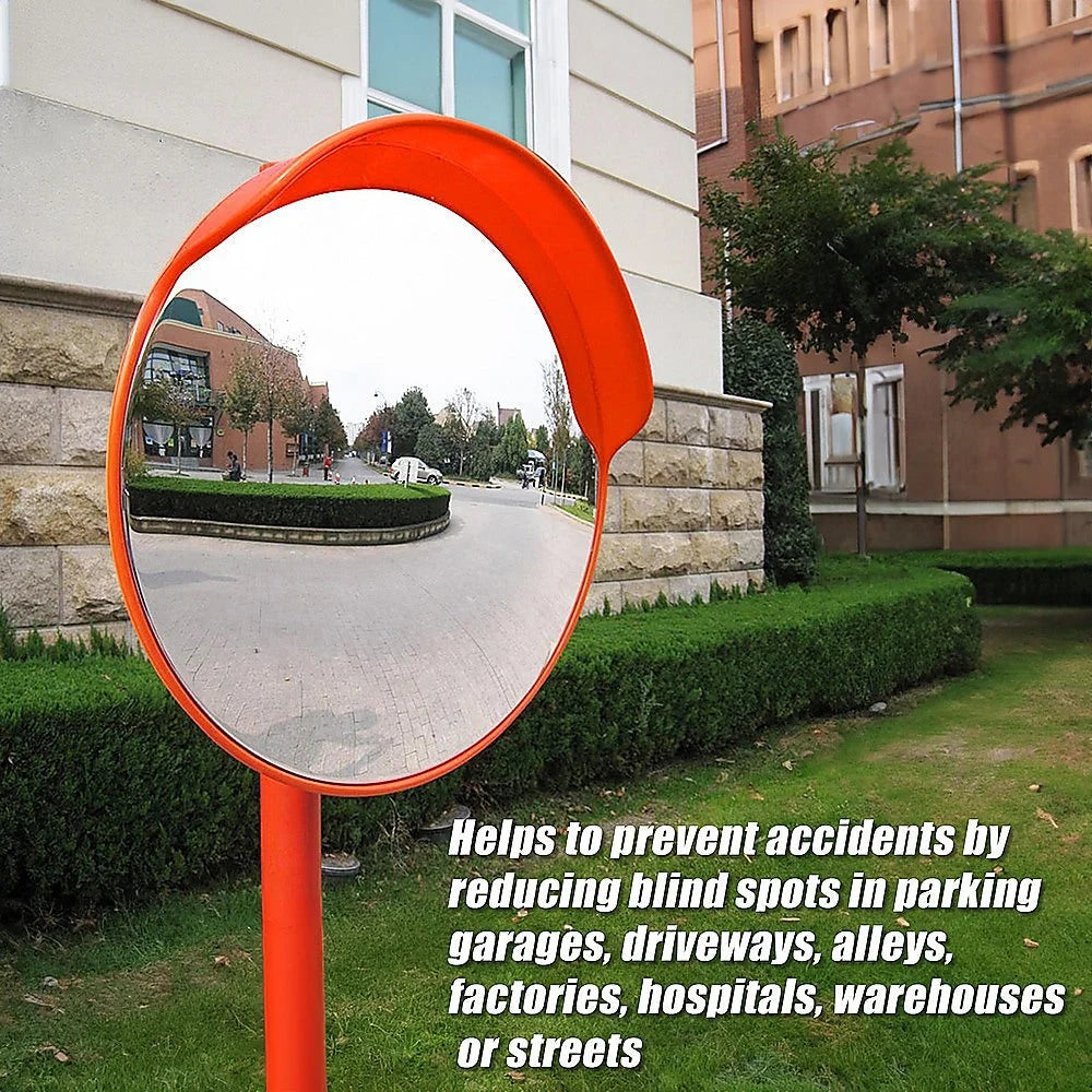 Convex Mirror 60cm Round Blind Spot Safety Traffic Driveway