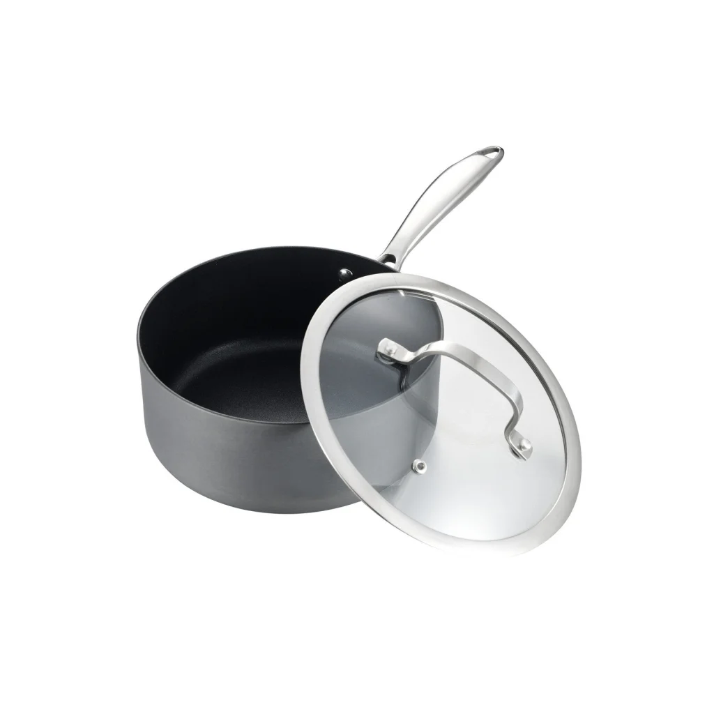 Cookware Set 8-Piece with Non-stick Coating and Glass Lids