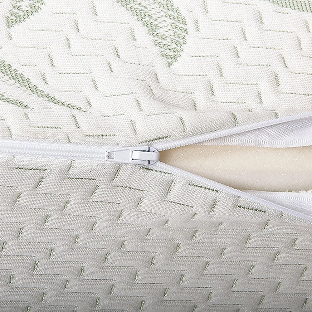 Cool Gel Memory Foam Bed Wedge Pillow Cushion for Neck Back