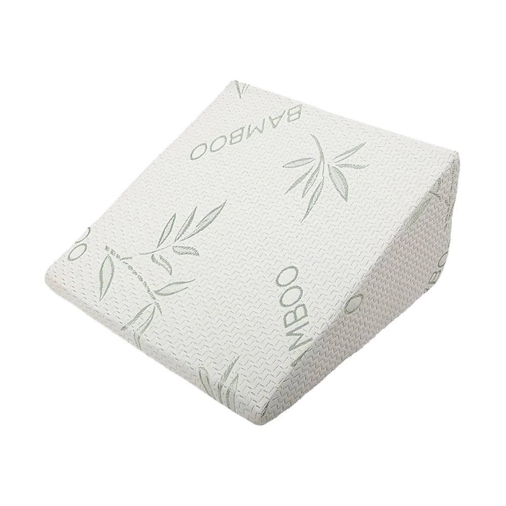 Cool Gel Memory Foam Bed Wedge Pillow Cushion for Neck Back