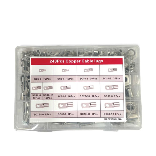 Copper Cable Lugs 240 Pcs HomeMyGarden Battery Ring