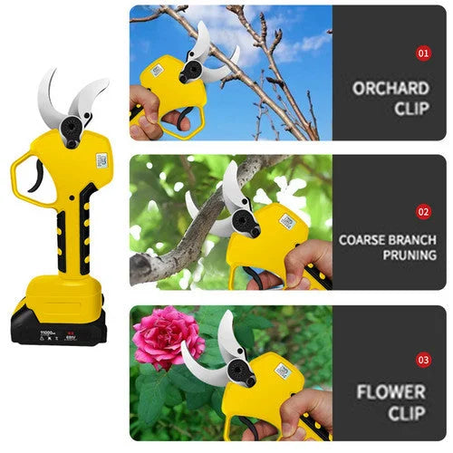 Cordless Brushless 4 Pole Pruning Shear Secateur Bush