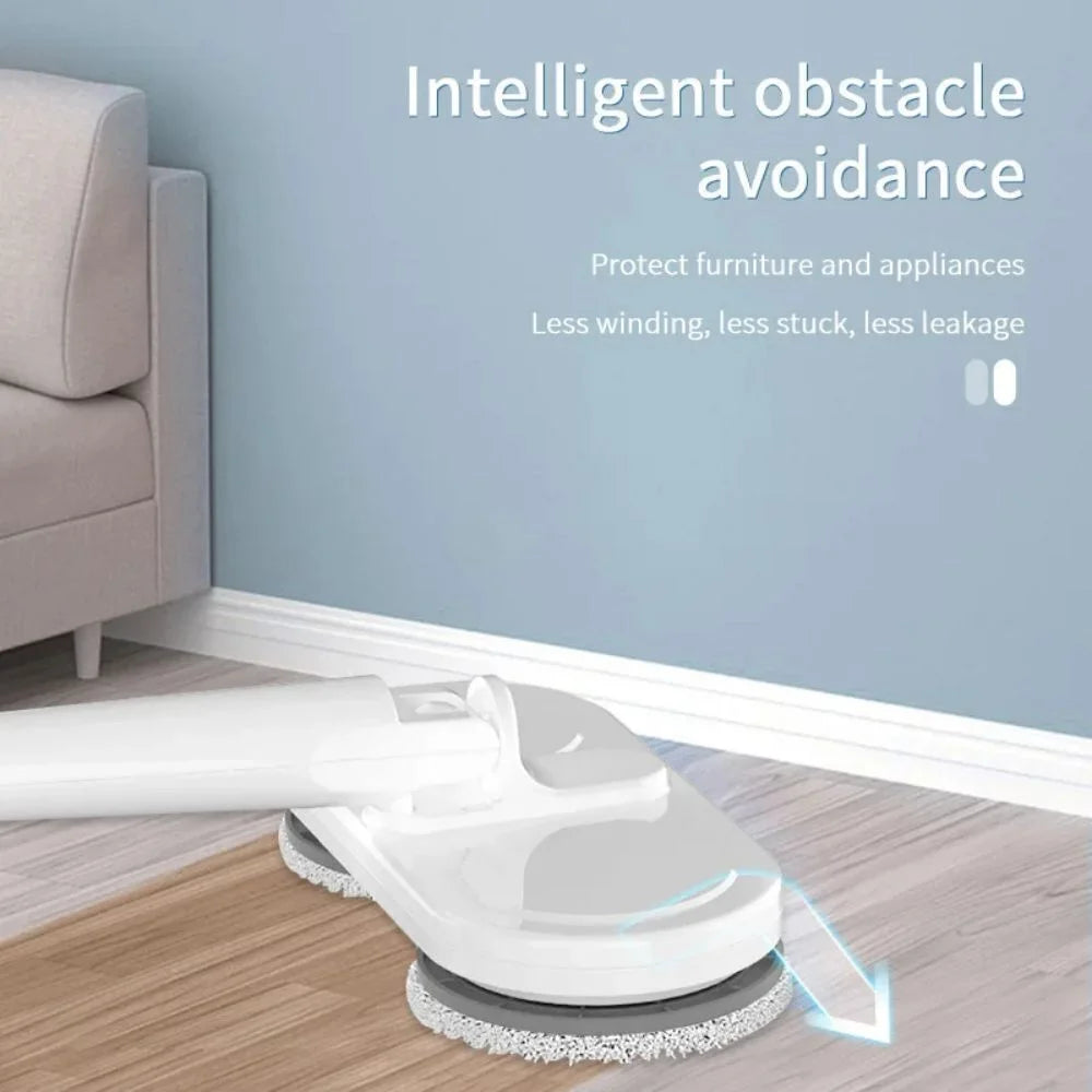 Cordless Electric spin 6Mops Cleaner 5In1 Floor Polisher