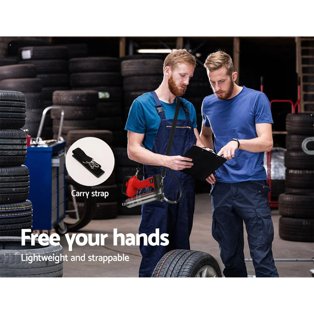 Cordless Grease Gun 20V Rechargeable Red - Other Tools