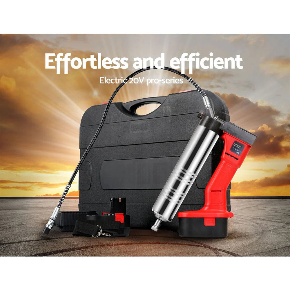 Cordless Grease Gun 20V Rechargeable Red - Other Tools