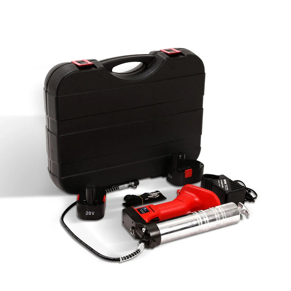 Cordless Grease Gun 20V Rechargeable Red - Other Tools