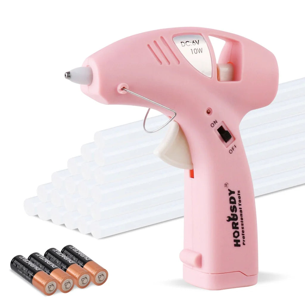Cordless Hot Glue Gun DIY Craft Repair Tool 20 Glue Sticks
