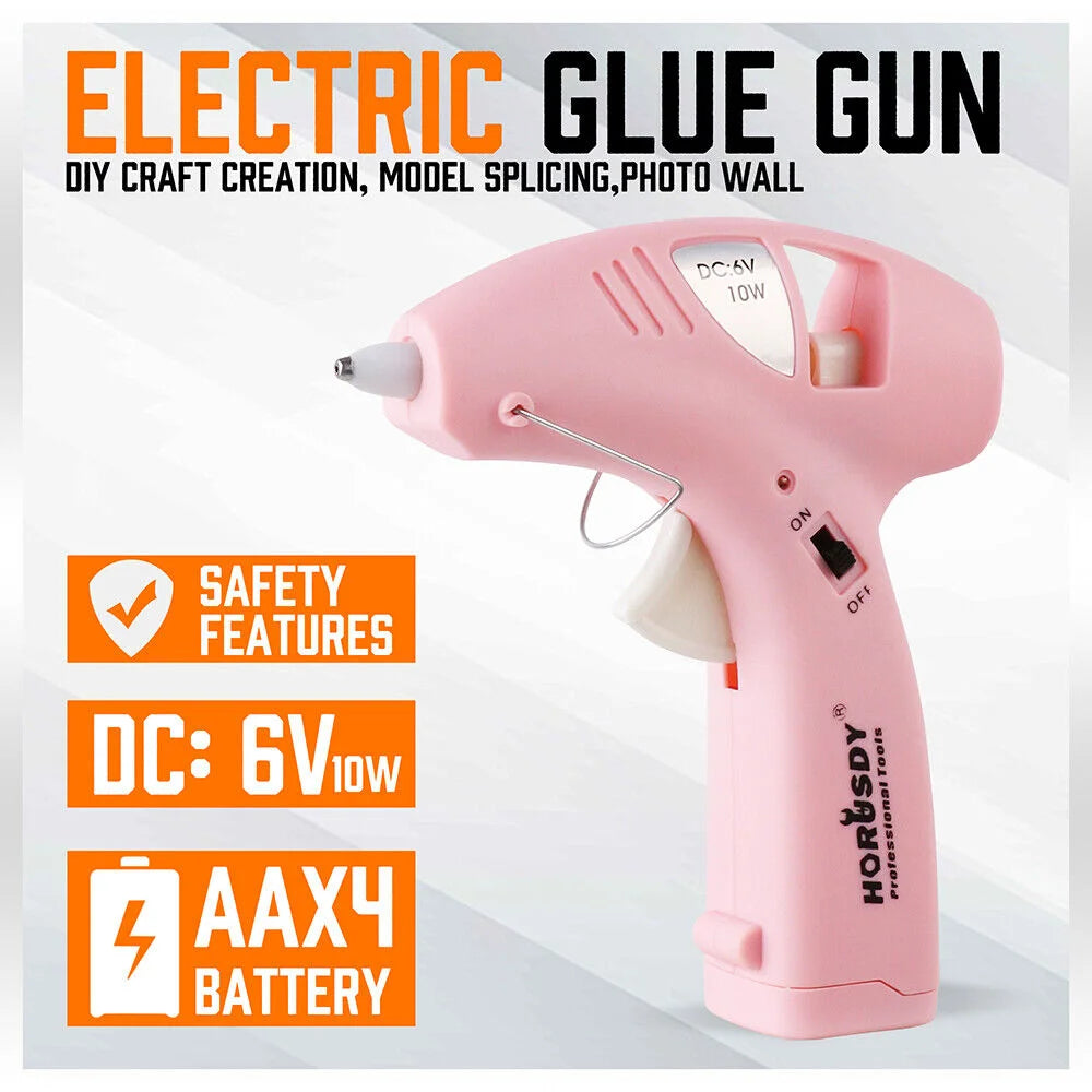 Cordless Hot Glue Gun DIY Craft Repair Tool 20 Glue Sticks