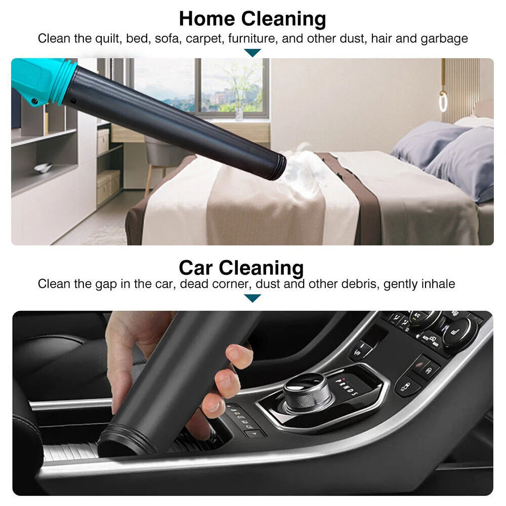 Cordless Leaf Blower & Vacuum 2-in-1 Dust Suction Cleaner