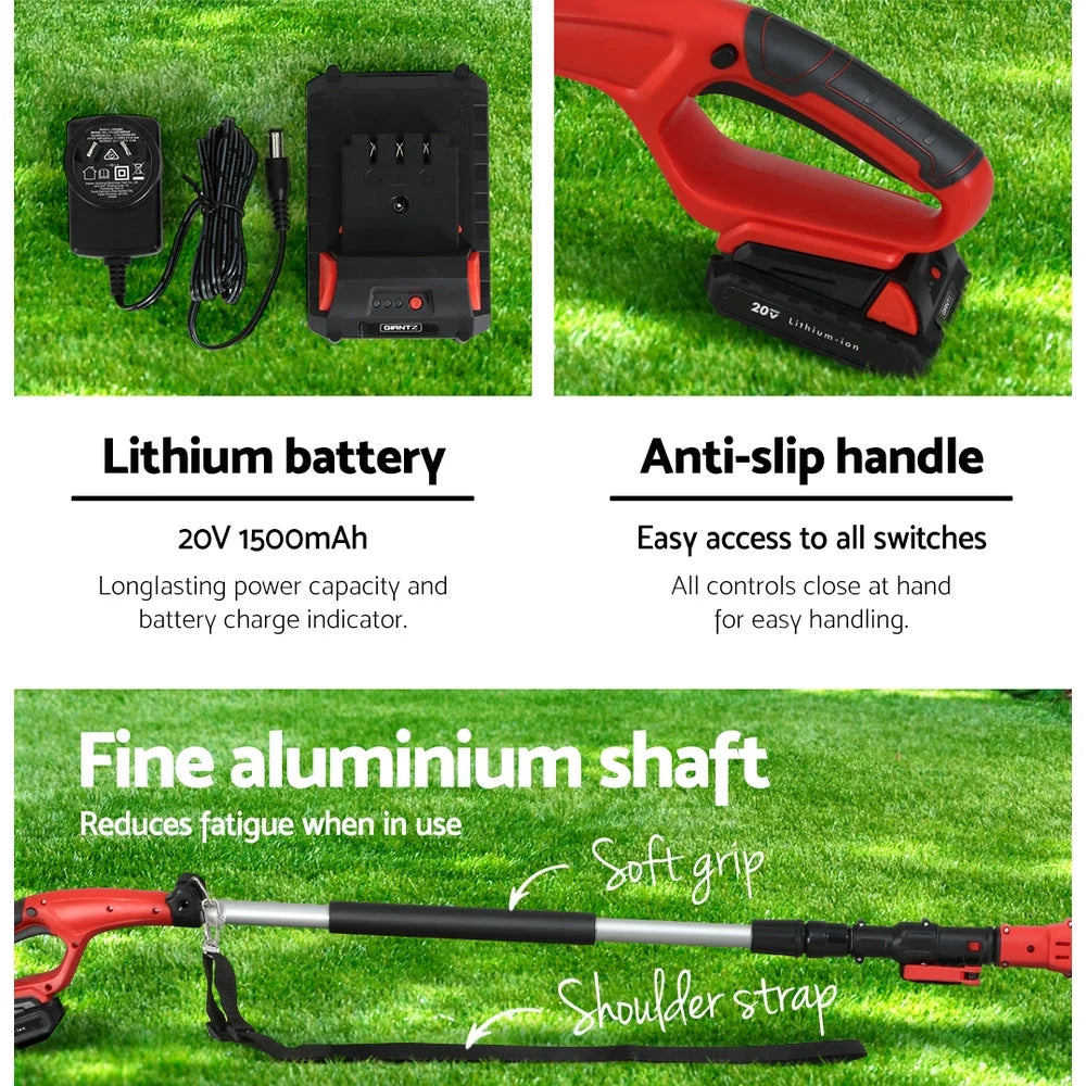 Cordless Pole Chain Saw 20V 8inch Pruner Battery 2.7m Long