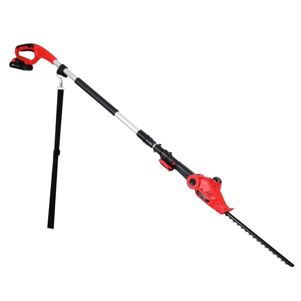 Cordless Pole Hedge Trimmer Garden Pruner Cutter - Tools