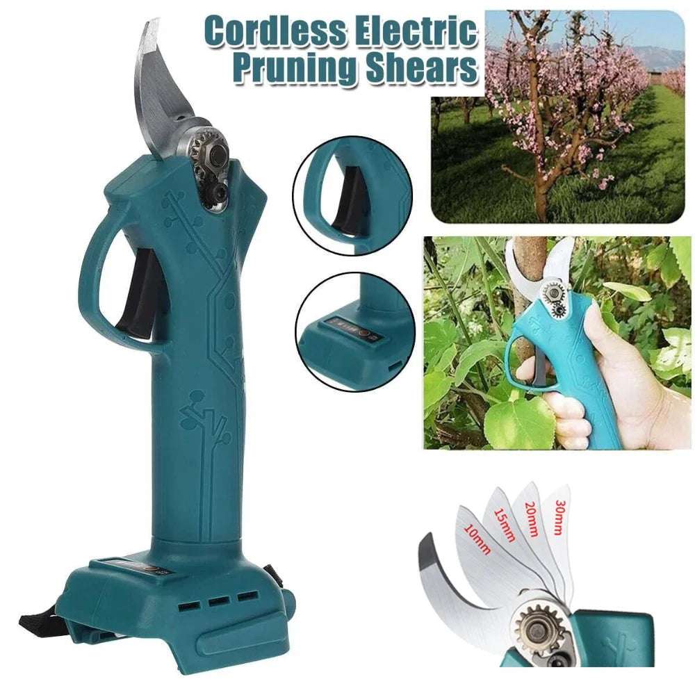 Cordless Pruning Shears Rechargeable Secateur Branch Cutter