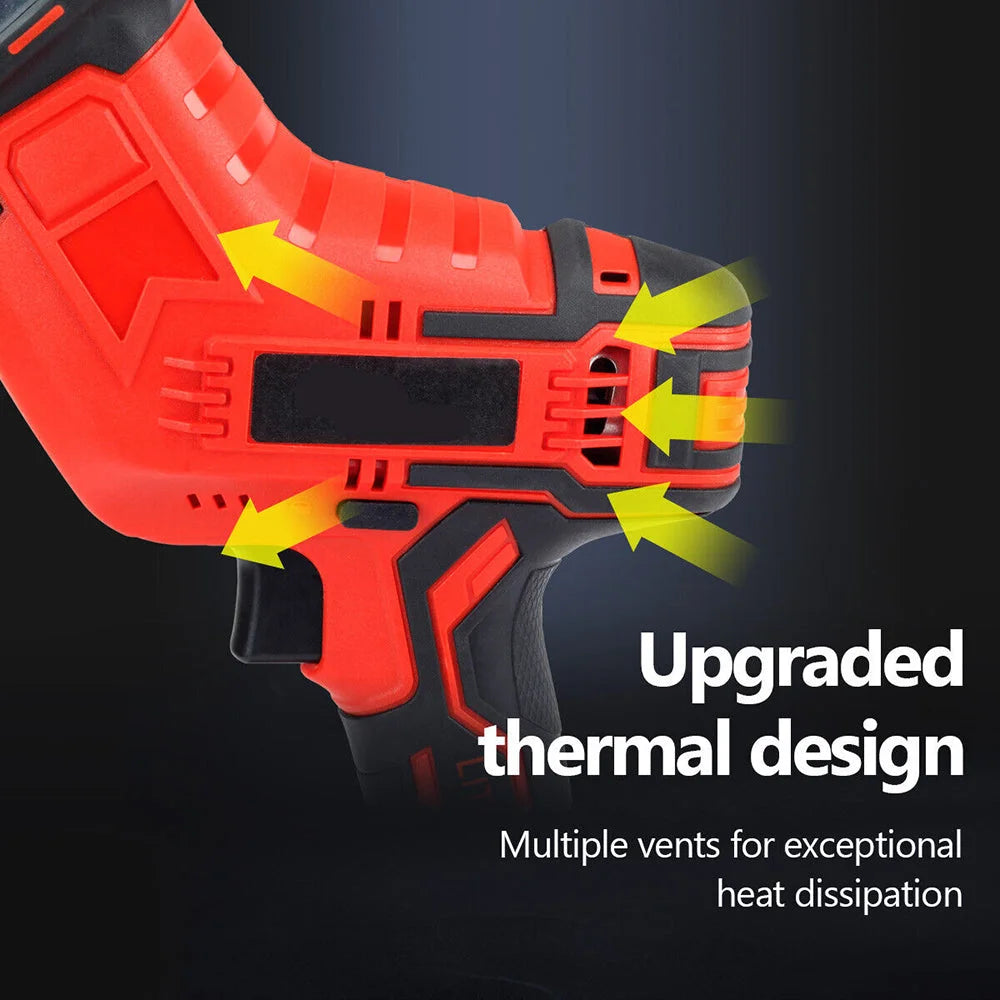 Cordless Reciprocating Saw Cutter Red w+ Blades for Makita