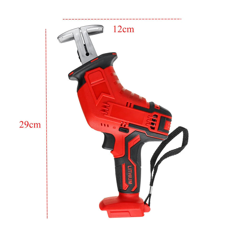 Cordless Reciprocating Saw Cutter Red w+ Blades for Makita