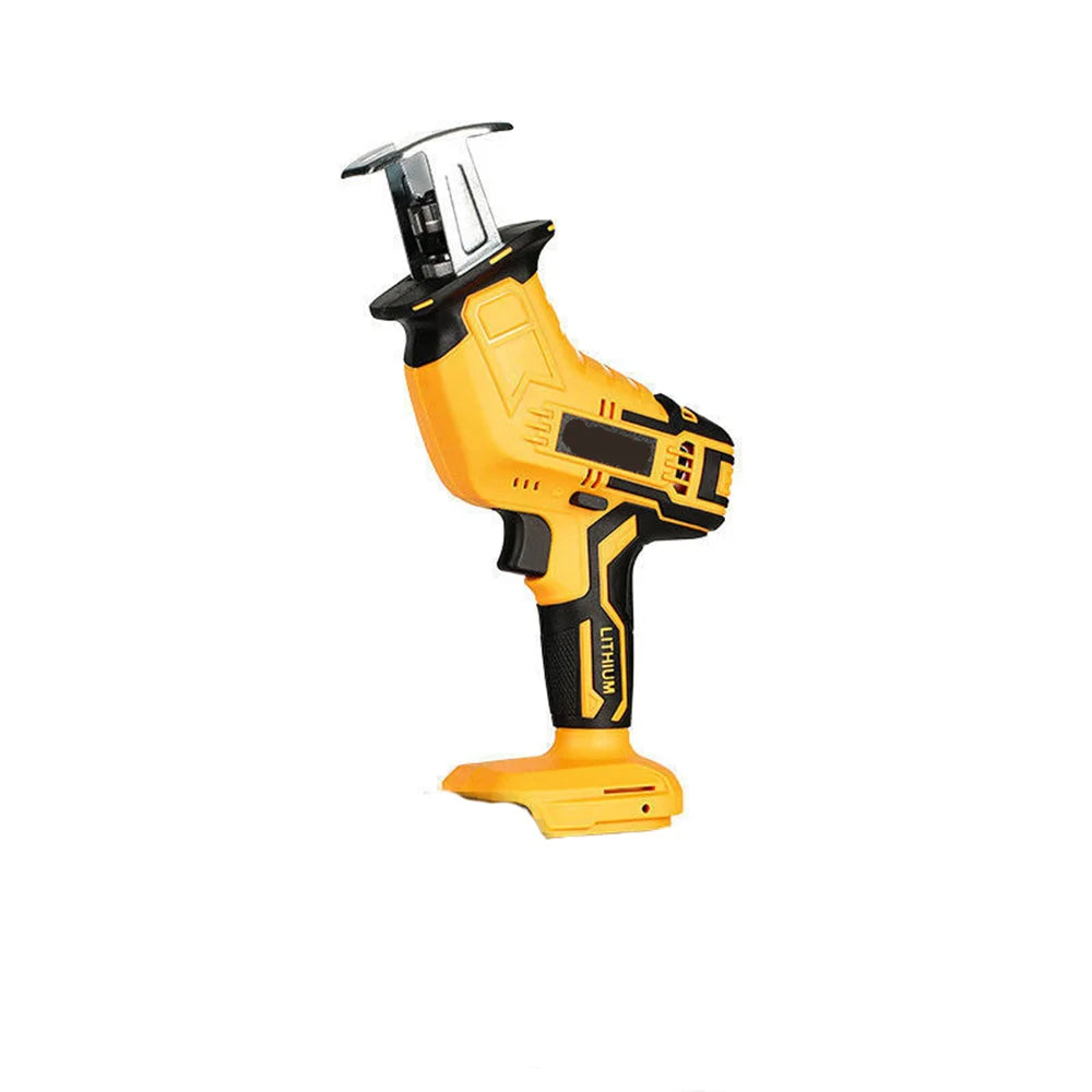 Cordless Reciprocating Saw Cutter Yellow w+ Blades