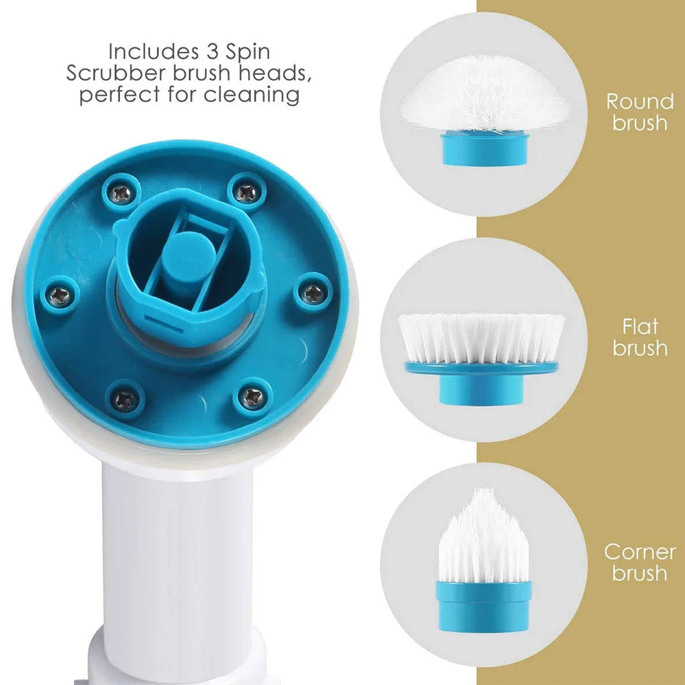 Cordless Scrubber Super Power Turbo Scrub Clean Brush