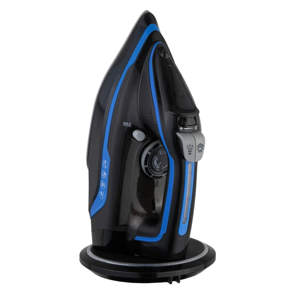 Cordless Steam Iron with Ceramic Soleplate 360° Charging