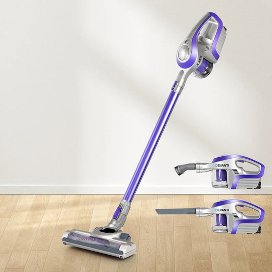 Cordless Stick Vacuum Cleaner - Purple & Grey - Vacuum
