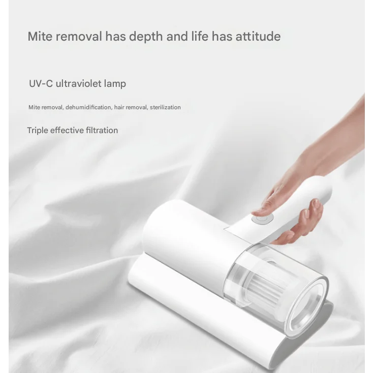 Cordless UV-C Dust Mite Vacuum - Lightweight Handheld