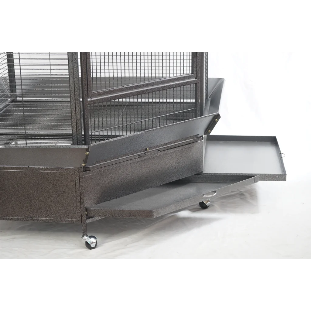 Corner Bird Cage 185cm XXL Pet Parrot Aviary with Perch