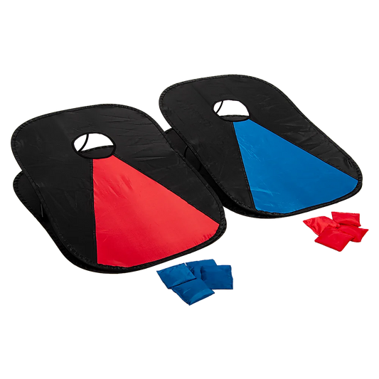 Cornhole Boards Collapsible Portable Set with 8 Bean Bags
