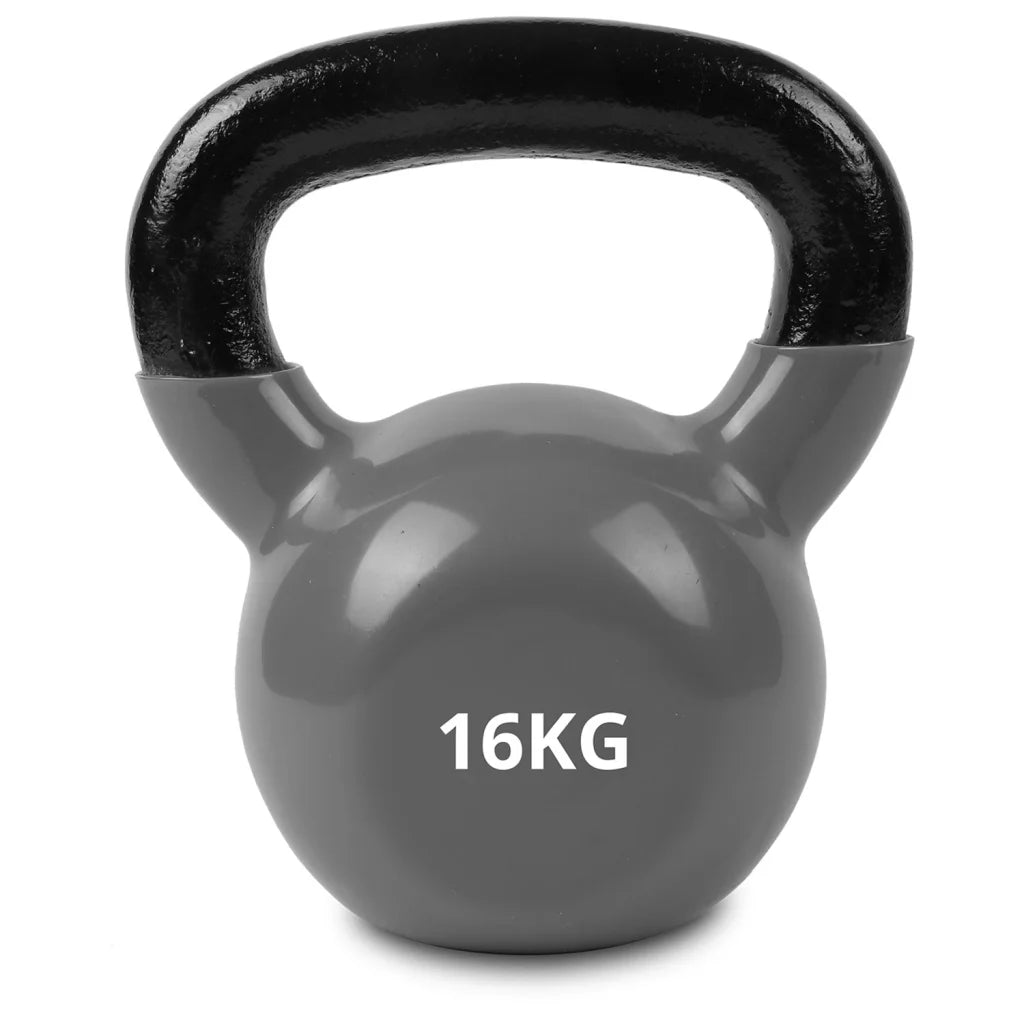 CORTEX 16kg Vinyl Kettlebell - Sports & Fitness