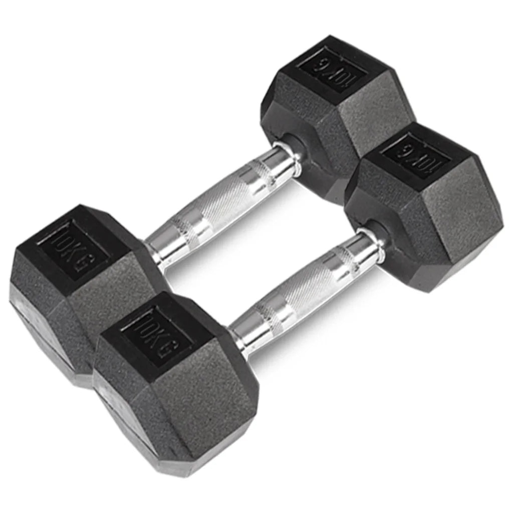 CORTEX 56kg Hex Fixed Dumbbell Set (4 6 8 10kg Pairs)