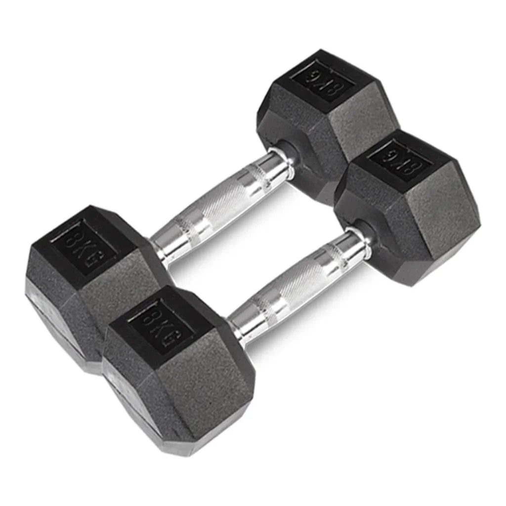 CORTEX 56kg Hex Fixed Dumbbell Set (4 6 8 10kg Pairs)