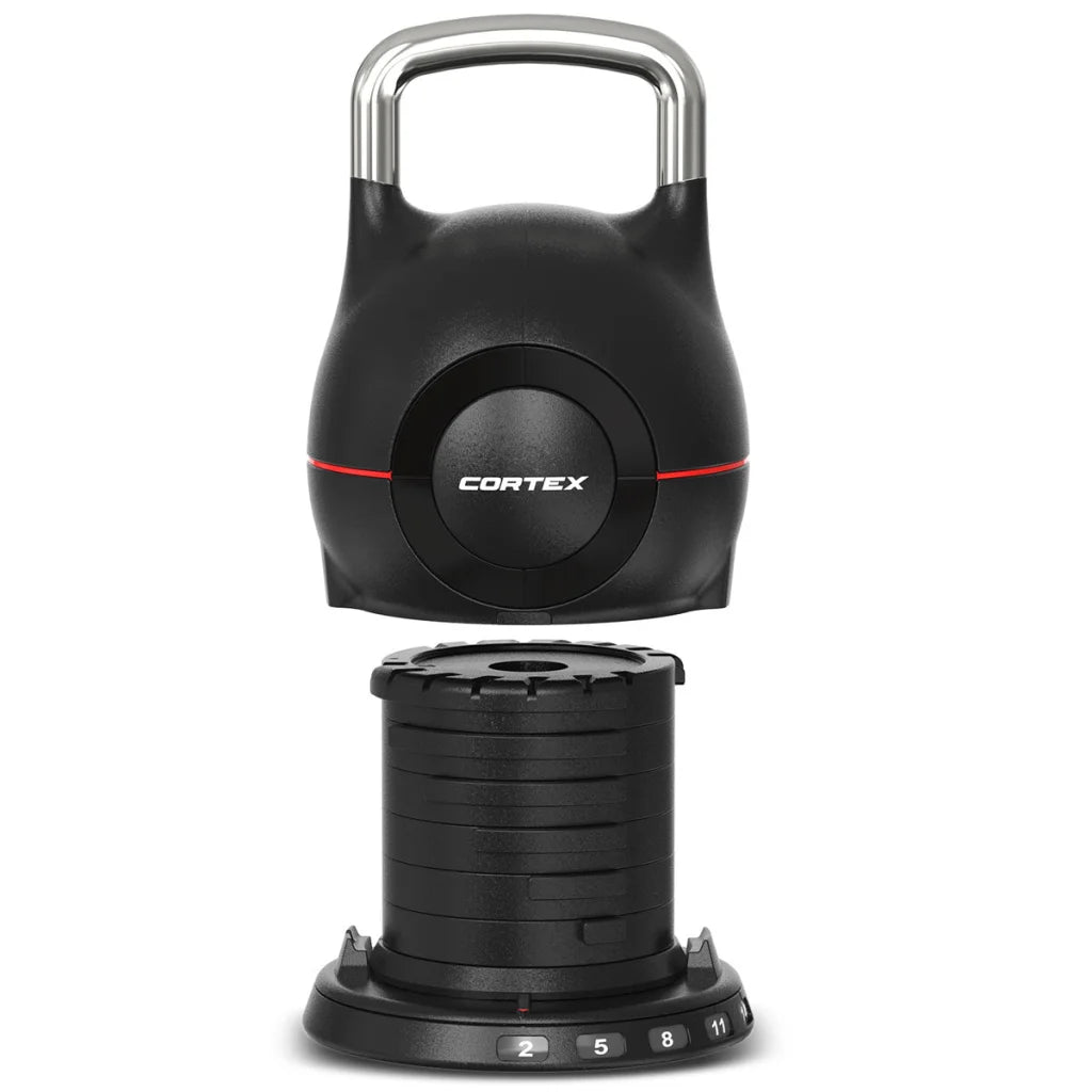 CORTEX 7-in-1 RevoLock Quick Adjust 20kg Kettlebell