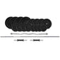 CORTEX 90kg EnduraCast Barbell Weight Set - Sports &