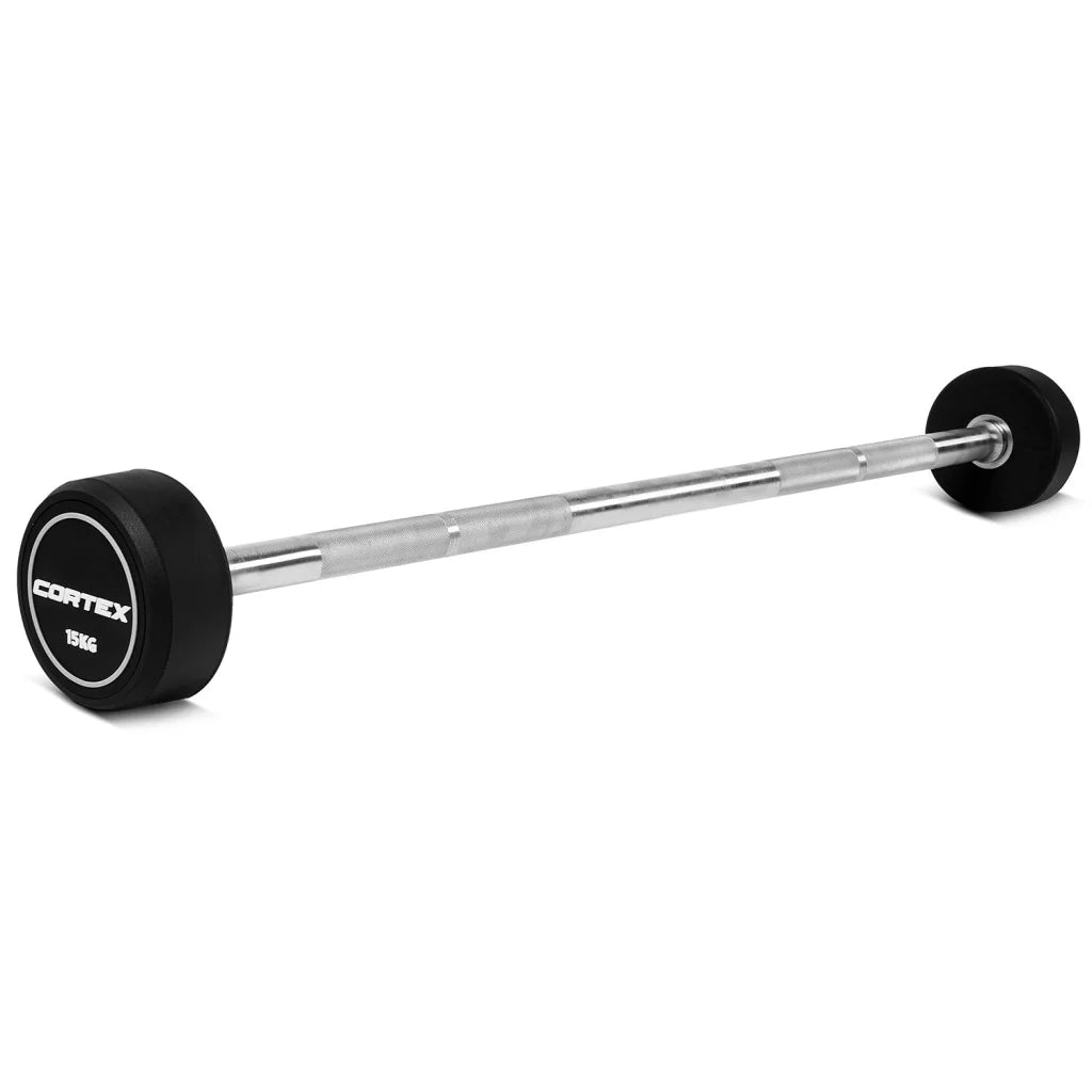CORTEX ALPHA Series Fixed Barbell Set 100kg with Stand