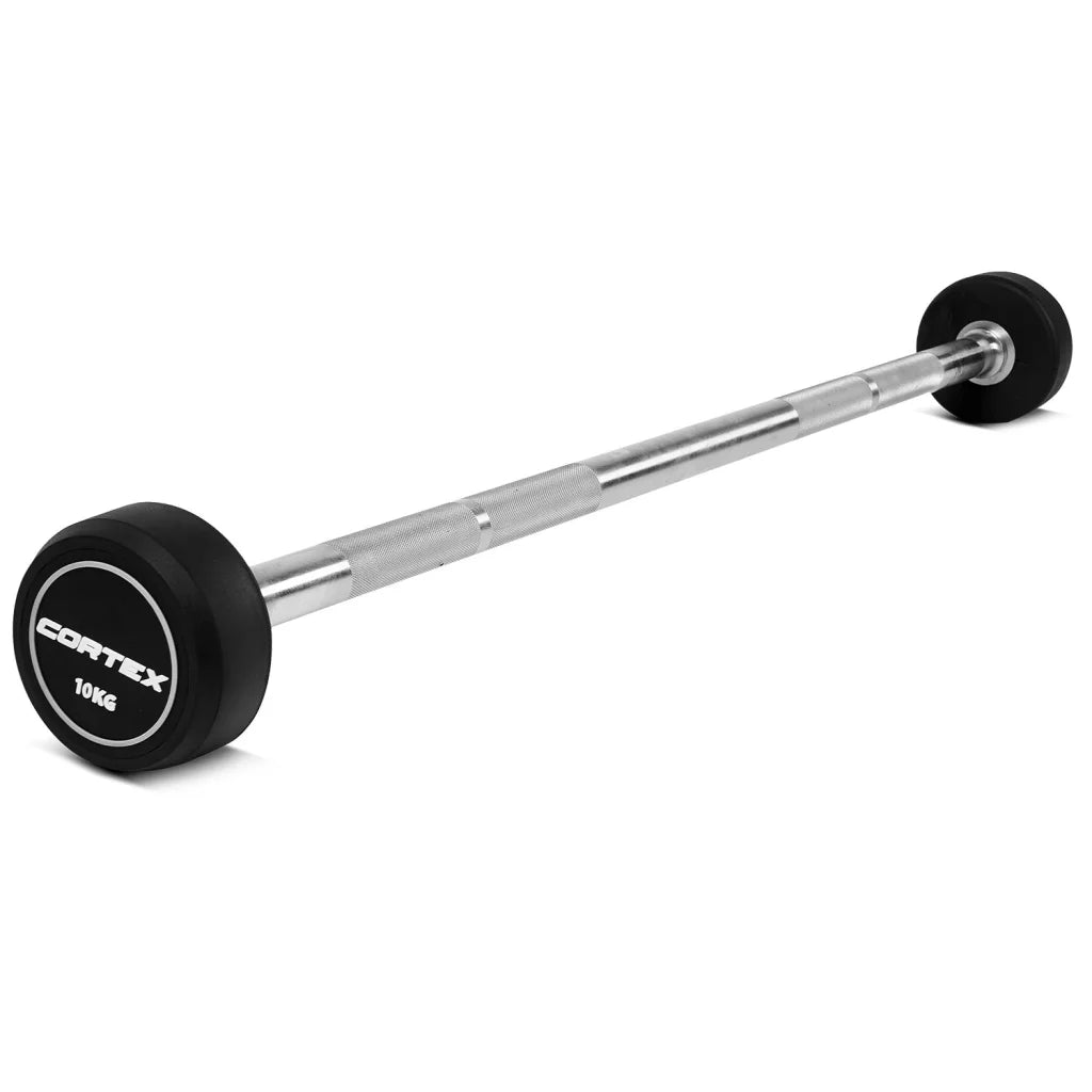 CORTEX ALPHA Series Fixed Barbell Set 100kg with Stand