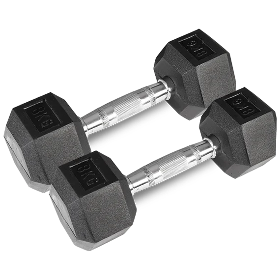 CORTEX Hex Dumbbell 56kg Set with Stand (4 6 8 10kg Pairs)