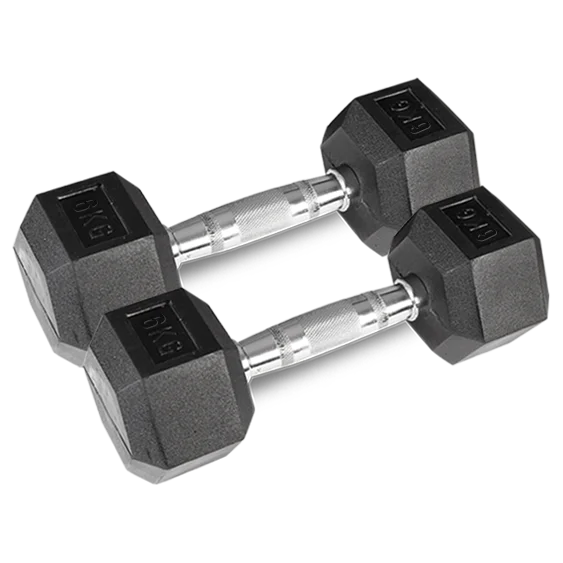 CORTEX Hex Dumbbell 56kg Set with Stand (4 6 8 10kg Pairs)
