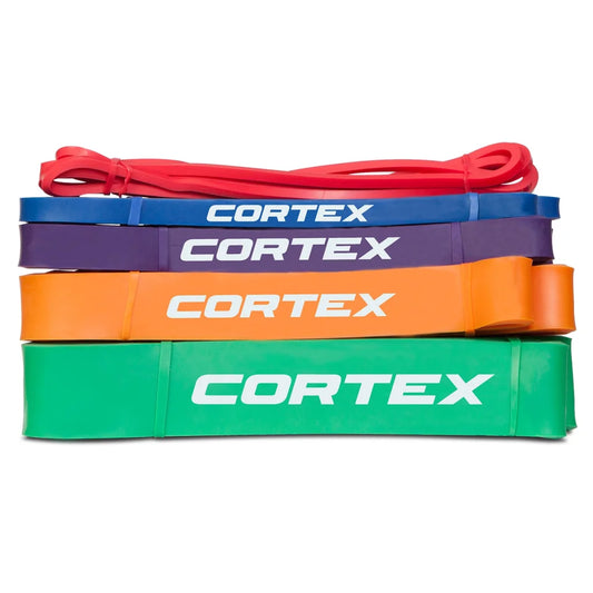 CORTEX Resistance Band Set of 5 5mm-45mm - Sports & Fitness