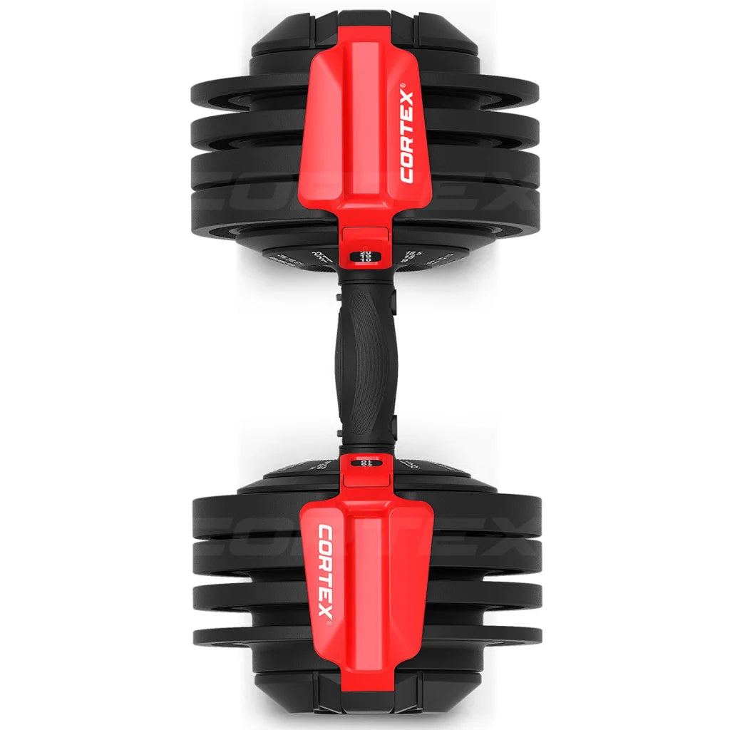 CORTEX Revolock V2 24kg Adjustable Steel Dumbbell Barbell