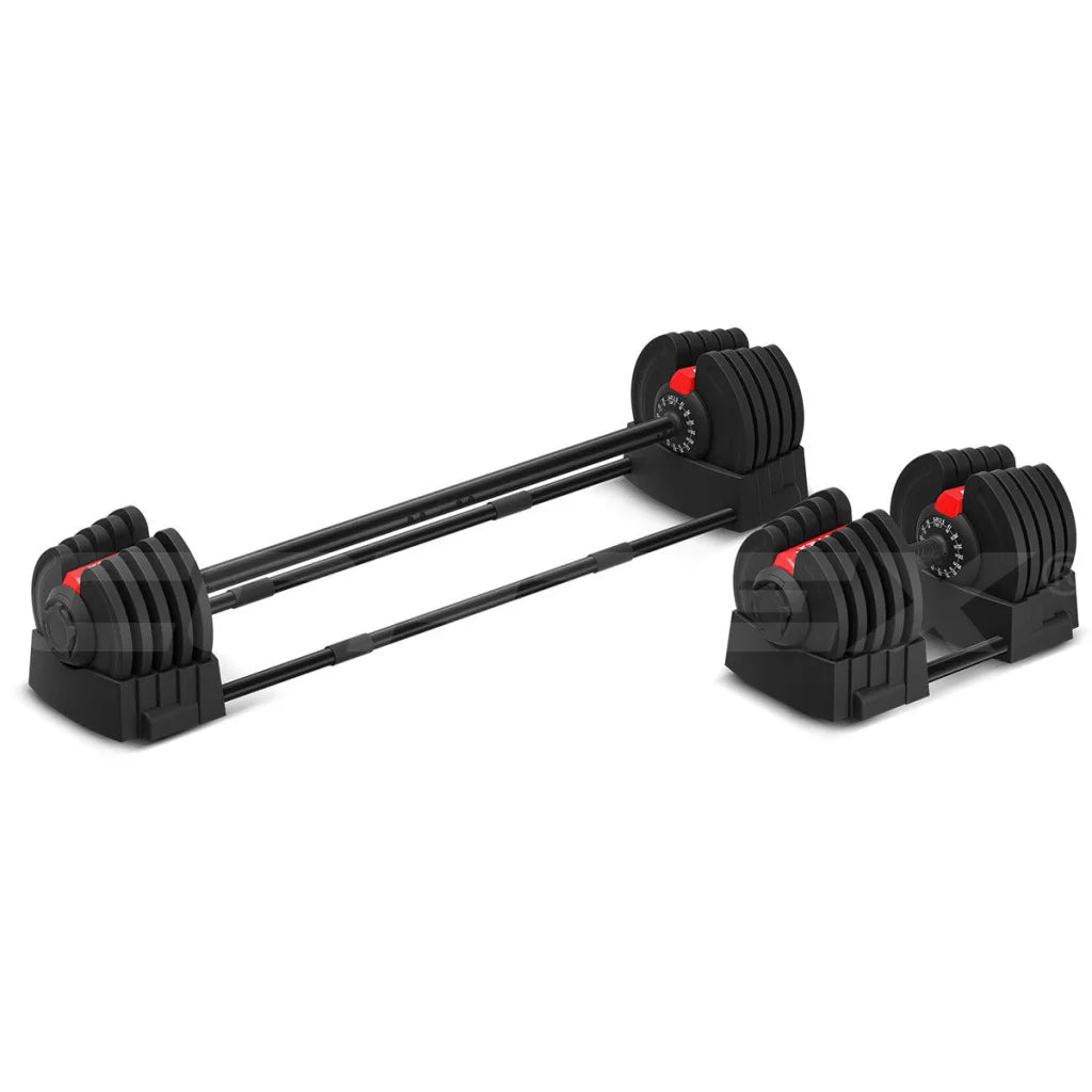 CORTEX Revolock V2 40kg Adjustable Steel Dumbbell Barbell