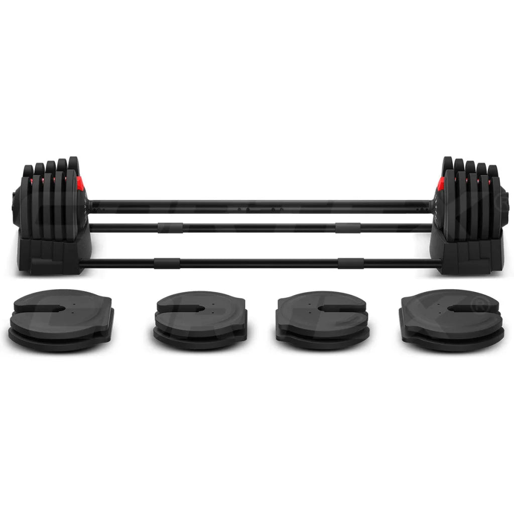 CORTEX Revolock V2 40kg Adjustable Steel Dumbbell Barbell