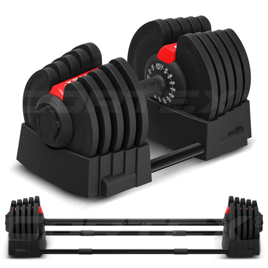 CORTEX Revolock V2 40kg Adjustable Steel Dumbbell Barbell