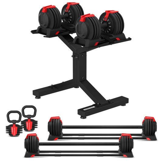 CORTEX Revolock V2 48kg Adjustable Dumbbell + Barbell
