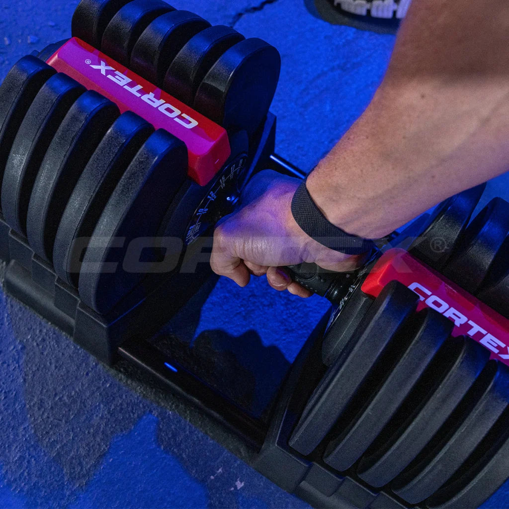 CORTEX Revolock V2 80kg Pair Set Adjustable Steel Dumbbell