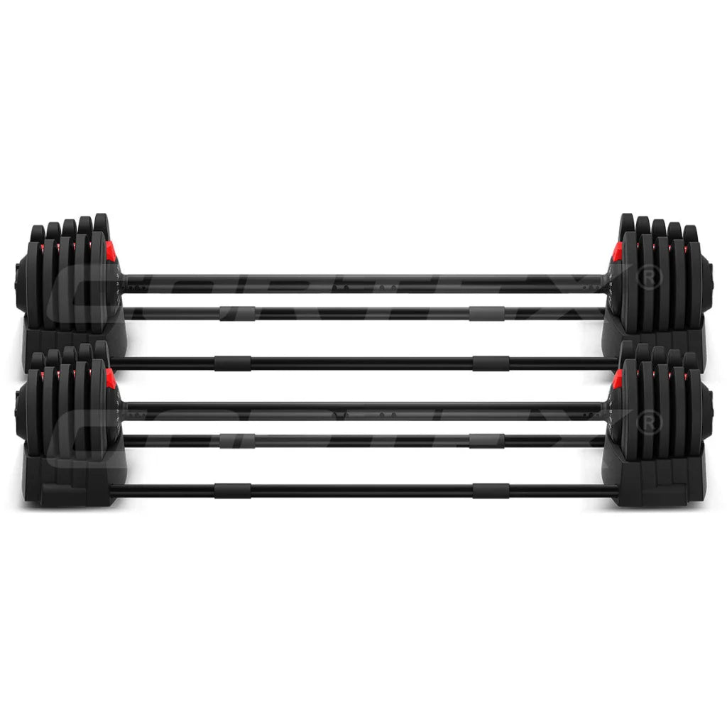 CORTEX Revolock V2 80kg Pair Set Adjustable Steel Dumbbell