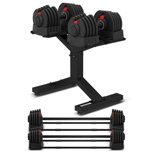 CORTEX Revolock V2 80kg Pair Set Adjustable Steel Dumbbell