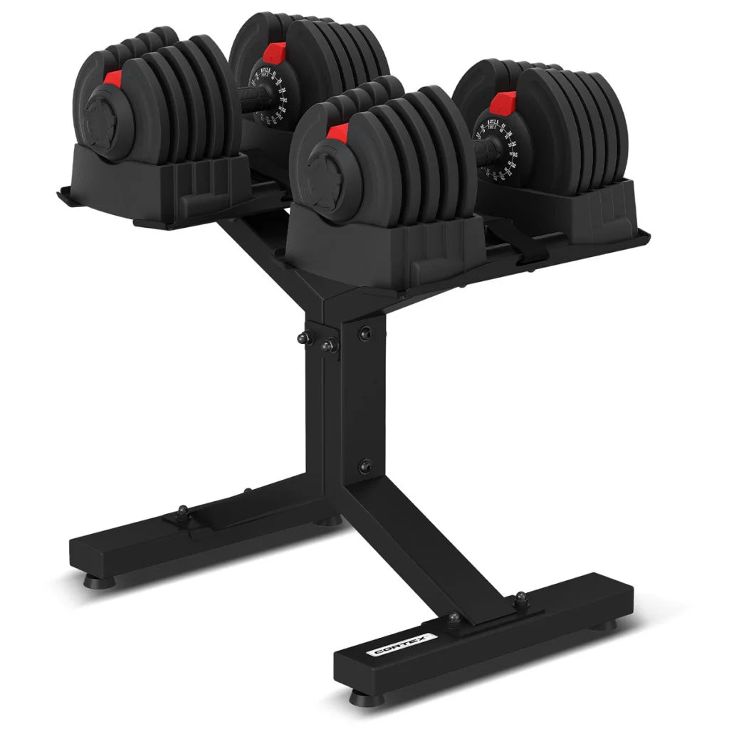 CORTEX Revolock V2 80kg Pair Set Adjustable Steel Dumbbell