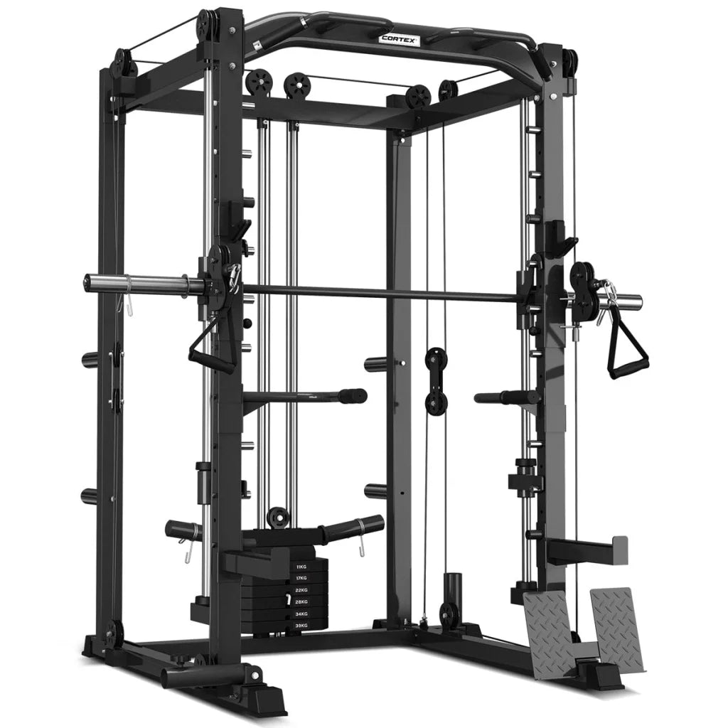 CORTEX SM-20 6-in-1 Power Rack Smith & Cable Machine