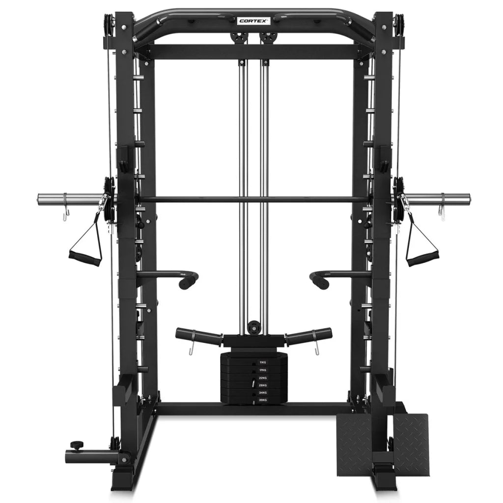 CORTEX SM-20 6-in-1 Power Rack Smith & Cable Machine