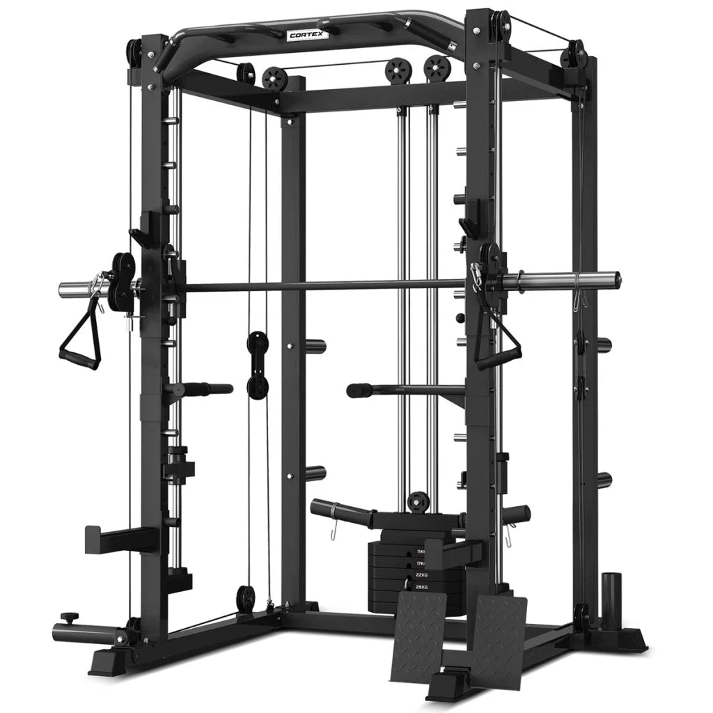 CORTEX SM-20 6-in-1 Power Rack Smith & Cable Machine