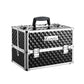 Case Portable Diamond Black Storage Cosmetic Beauty Makeup